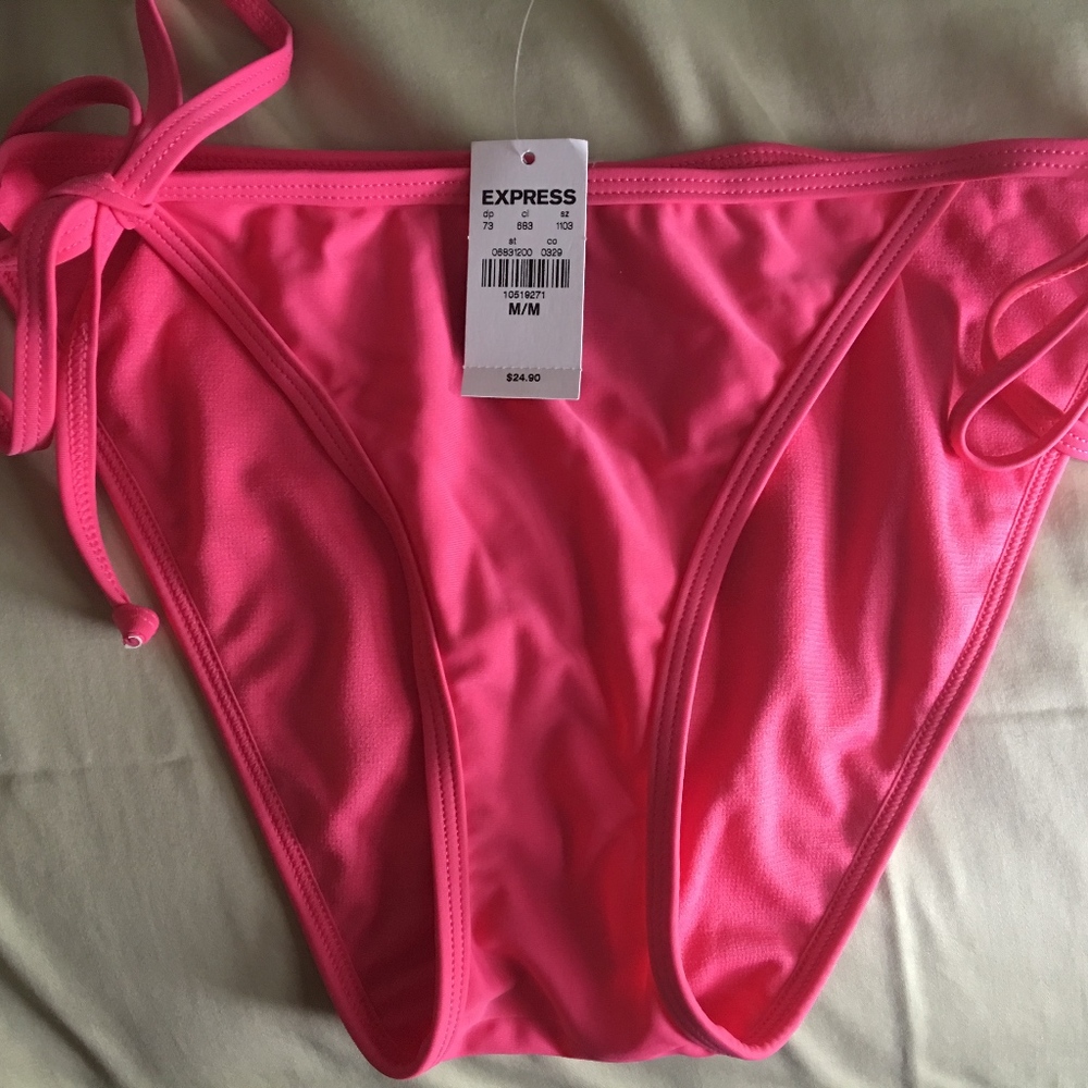 Pink Bikini Bottoms from Express